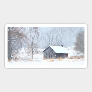 Winter Shack Sticker